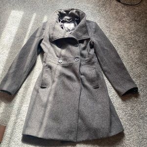 Old Navy Gray Wool Pea Coat - Size S
